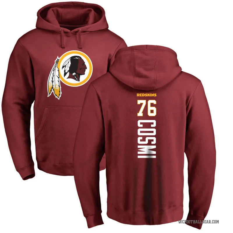 Sam Cosmi Youth Washington Commanders Pro Line Maroon Backer Pullover Hoodie