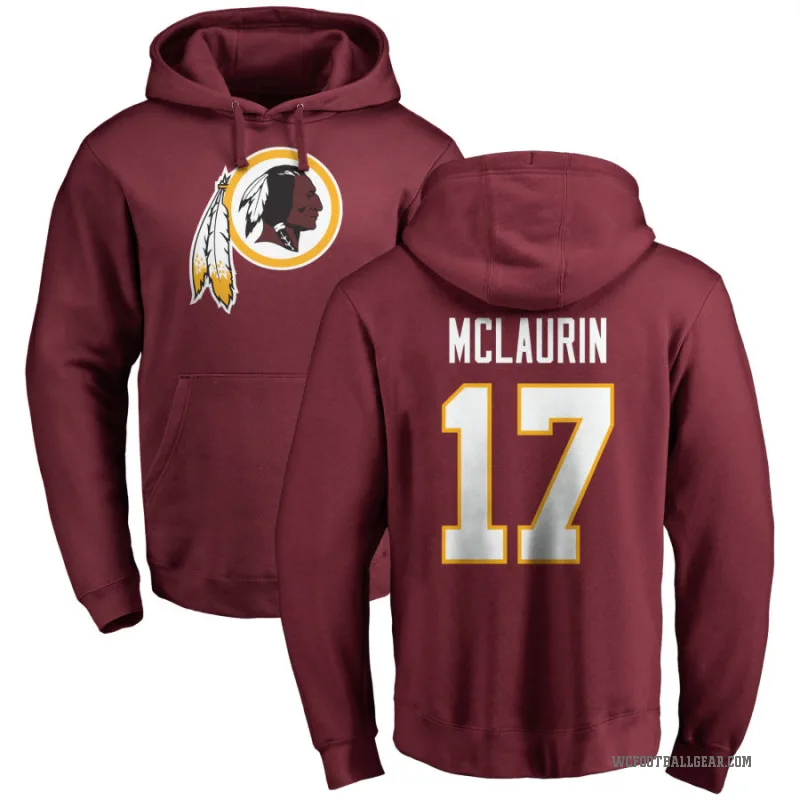 Terry McLaurin Youth Washington Commanders Pro Line Maroon Logo Pullover Hoodie